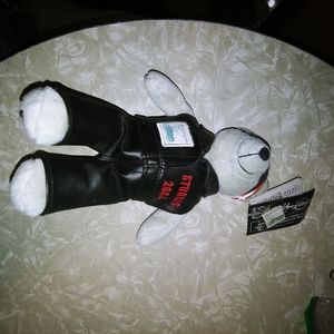 2003 Plush Motorcycle Stamp Bear
